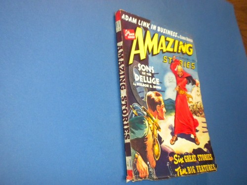 AMAZING STORIES - January 1940 - sci-fi PULP MAGAZINE great cover art! - Picture 3 of 5