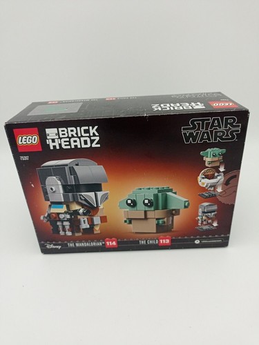 ⚡LEGO®  Brickheadz 75317 The Mandalorian and the Child NEU OVP Star Wars EOL⚡ - Bild 4 von 6