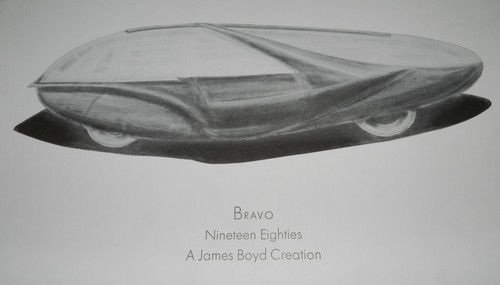 Lot of 6 Concept Car Design Prints by Car designer James Boyd - Picture 8 of 12