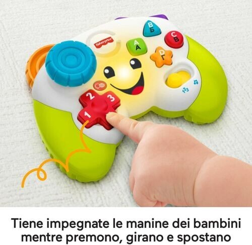 Fisher Price HHX11 Controller Spielen Lachen & Lernen Mehrsprachige Edition Joystick - Bild 5 von 5