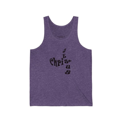 Bella & Canvas 3480 Jersey Tank "Jesus Christ" in 17 Colors and 6 Sizes - Picture 92 of 112