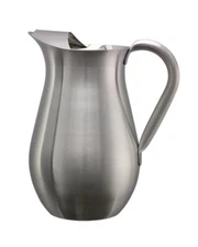 Service Ideas Brushed Stainless Steel Bell Pitcher w/ Ice Guard 2 Liter 67.6 oz 