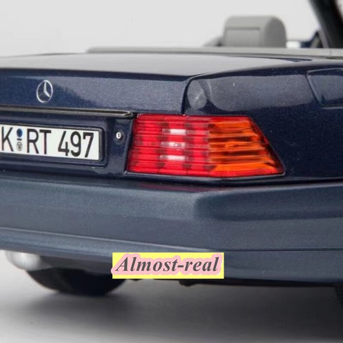 NOREV 1:18 Mercedes-Benz 500SL 1989 Model Car Diecast Metal Hobby Gifts Blue - Imagen 7 de 10