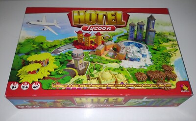 Hotel Tycoon Brettspiel Asmodee Spiele komplett 8+ Immobilien Trading Game Night