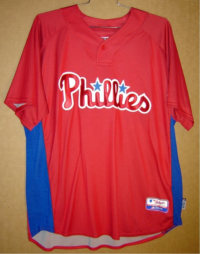 PHILADELPHIA PHILLIES RYAN HOWARD Red #6 AUTHENTIC Batting