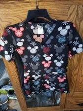 Disney Mickey Scrub Top XS