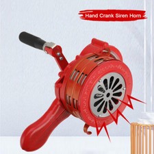Hand Crank Siren Horn 110dB Manual Operated Alarms Air Raid Emergency Safe new