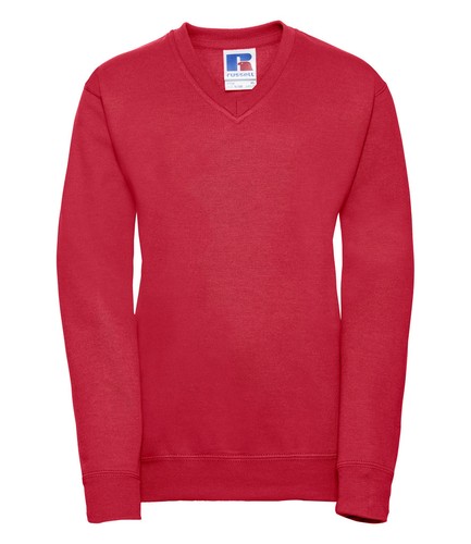 Sudadera De Cuello En V Para Niños Jerzees School 272B Russell - Imagen 7 de 10