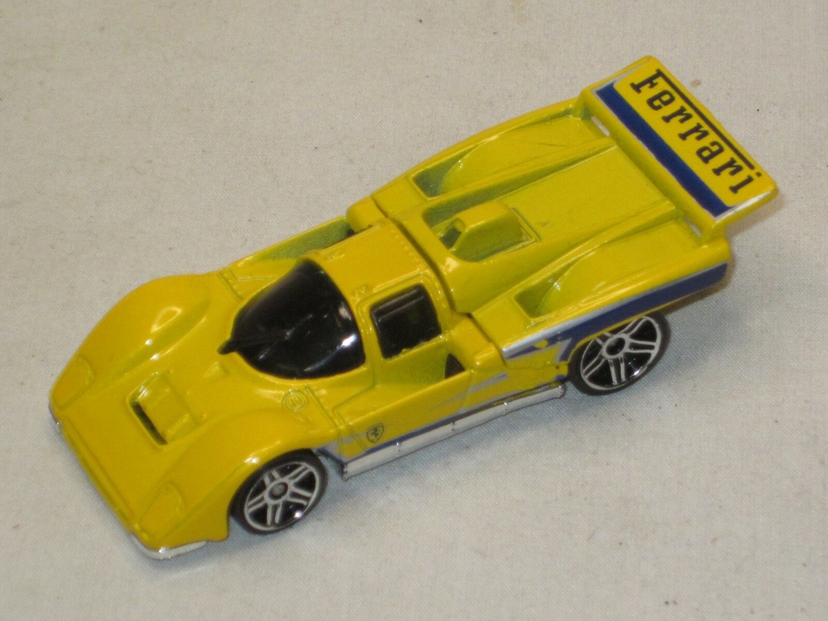 Hot Wheels Ferrari 512M Malaysia B36 loose yellow car Hot Wheels Ferrari 512M Malaysia B36 loose yellow car
