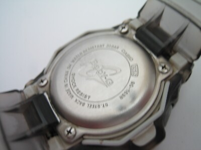 Casio 3252 Bg-169r Baby-g Ladies LCD Pink Resin Strap Watch