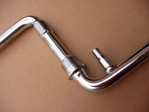 1 piece BMX Crank 170mm - Chrome for Old school Retro Vintage - Picture 3 of 7