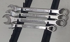VINTAGE Belknap Bluegrass 4-pc SAE Combination Wrench Lot 11/32" & Three 1/2"