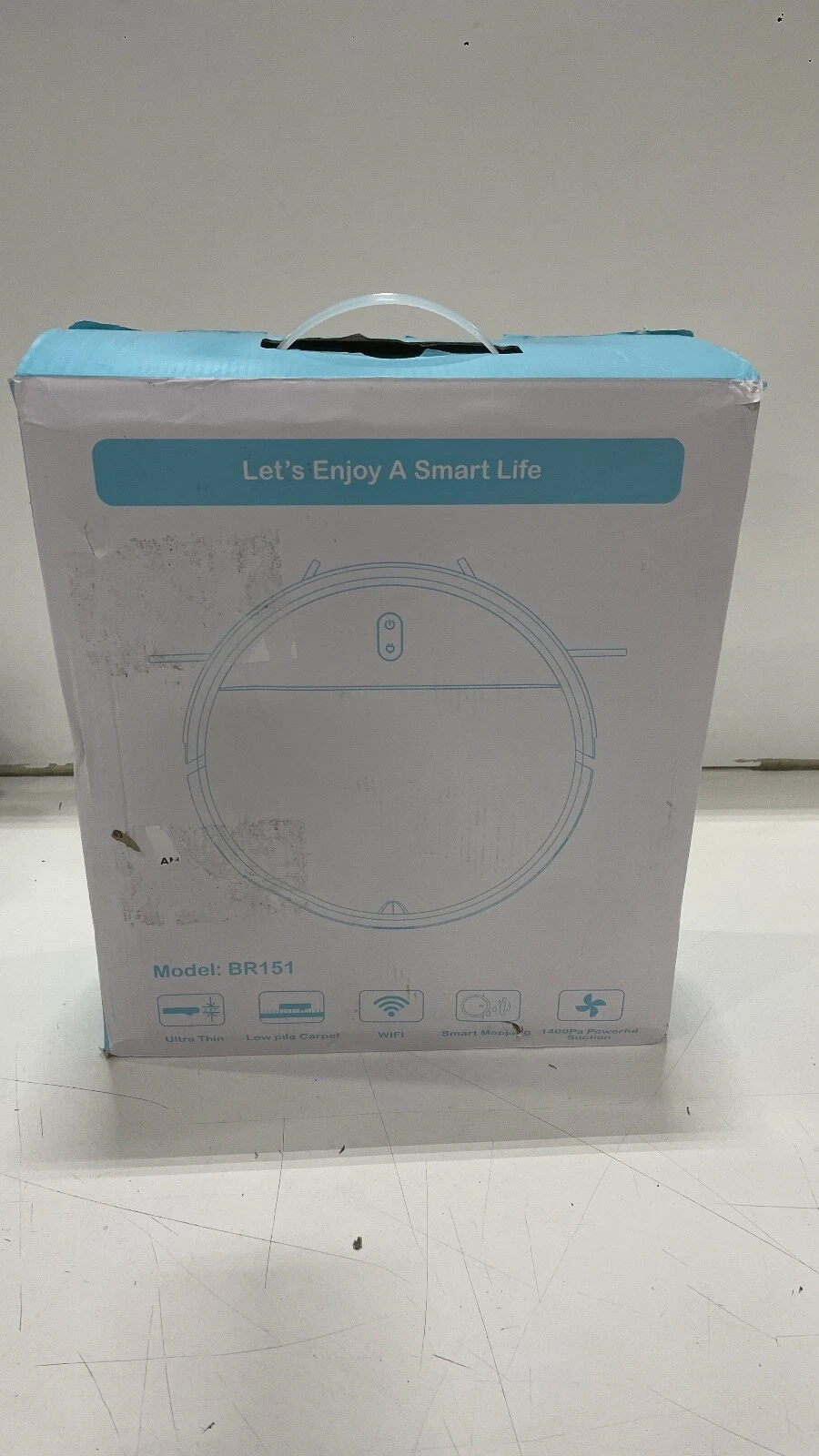 BR151 Robotic Vacuum Cleaner - Blue