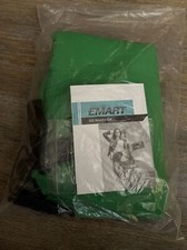 EMART 6x9 ft Photography Backdrop Background Green Chromakey Muslin w/4 Clips