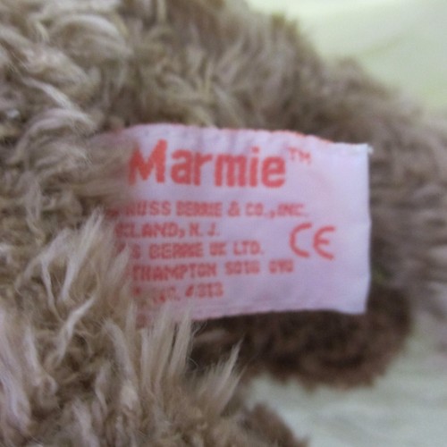 RUSS vintage 2x teddy bear Marmie baby Skribbles tags MACHINE WASHABLE scribbles - Picture 2 of 5