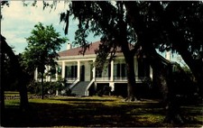 Vintage Postcard Biloxi Mississippi MS Beauvoir Jefferson Davis Shrine