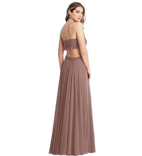 sienna chiffon maxi dress Vestido Maxi de Chifn Sienna - Oliva