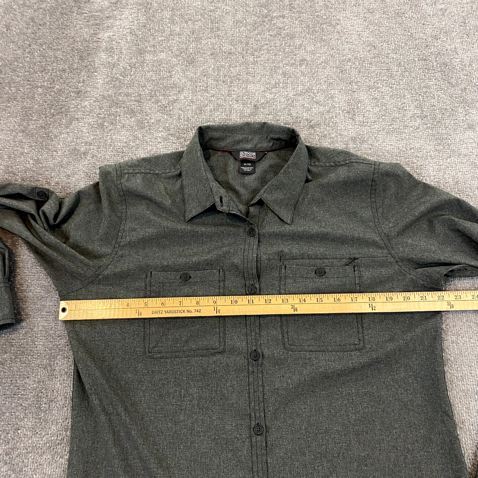 outdoor-research hiking outdoor roll-tab button up shirt