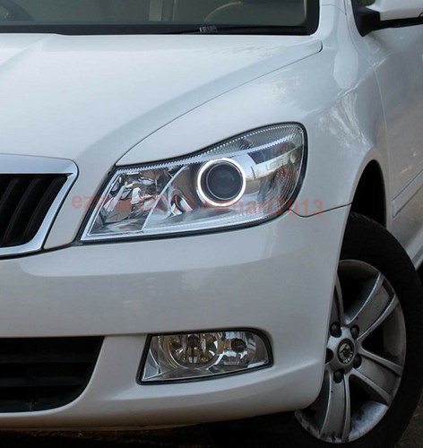 RGB halo ring for Skoda Octavia MK2 09-13 headlight bluetooth APP angel eye DRL - Picture 2 of 15