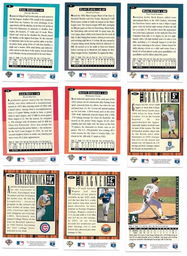 1994 Upper Deck Collector's Choice UDCC Gold Signature Parallels - You Pick - Picture 3 of 207