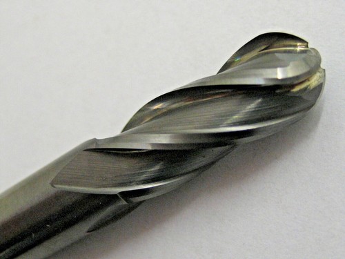 8mm CARBIDE BALL NOSED END MILL 4 FLUTED EUROPA TOOL 3153030800 109 - Picture 3 of 7