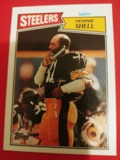 1987 Topps Donnie Shell #293 Pittsburgh Steelers