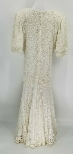 Laurence Kazar Größe 1X Perlen Drop Waist Brautkleid mit Etikett - Bild 2 von 8