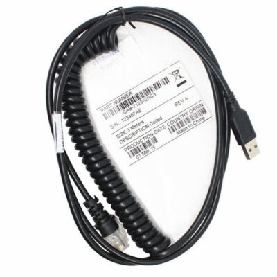 New 9FT 3M Coiled USB Cable for Honeywell MS7120 MS9540 MS5145 Scanner 
