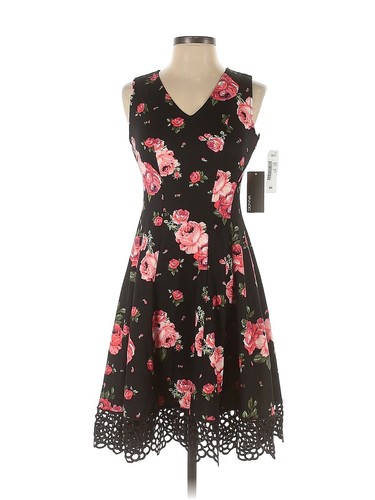 Donna Ricco New York Womens White Lace Layed Floral Dress Size 4 | eBay