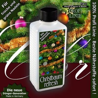 Weihnachtsbaum refresh - Christbaum  frisch halten für Nordmanntanne, Fichte,