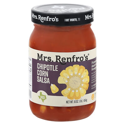 Mrs. Renfro's Salsa Chipotle Corn 16 oz (Pack of 6)