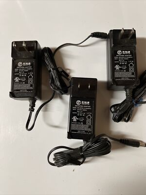 (3) Power Supply Hoioto ADS-26FSG-12 in 100-240V-50/60Hz out  12V 2.0A Vivint