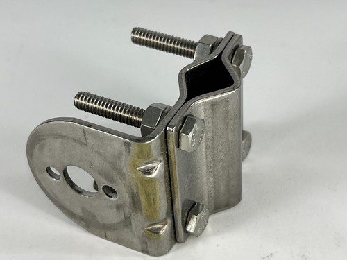 3 Way Aluminum Mirror Mount Bracket w SO-239 Stud For CB Radio Antennas - Zdjęcie 2 z 6