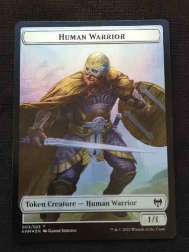Zombie Berserker / Human Warrior Token- Foil - Kaldheim - NM - 009/003 - Picture 2 of 2