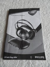 Philips HC200 Headphones Operating Instructions Book