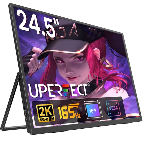 24.5" 2K 165Hz Portable Gaming Monitor 2560 * 1440 IPS HDR Large Gaming Display