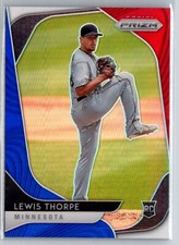 2020 Panini Prizm Lewis Thorpe #209 Red White & Blue RC Minnesota Twins