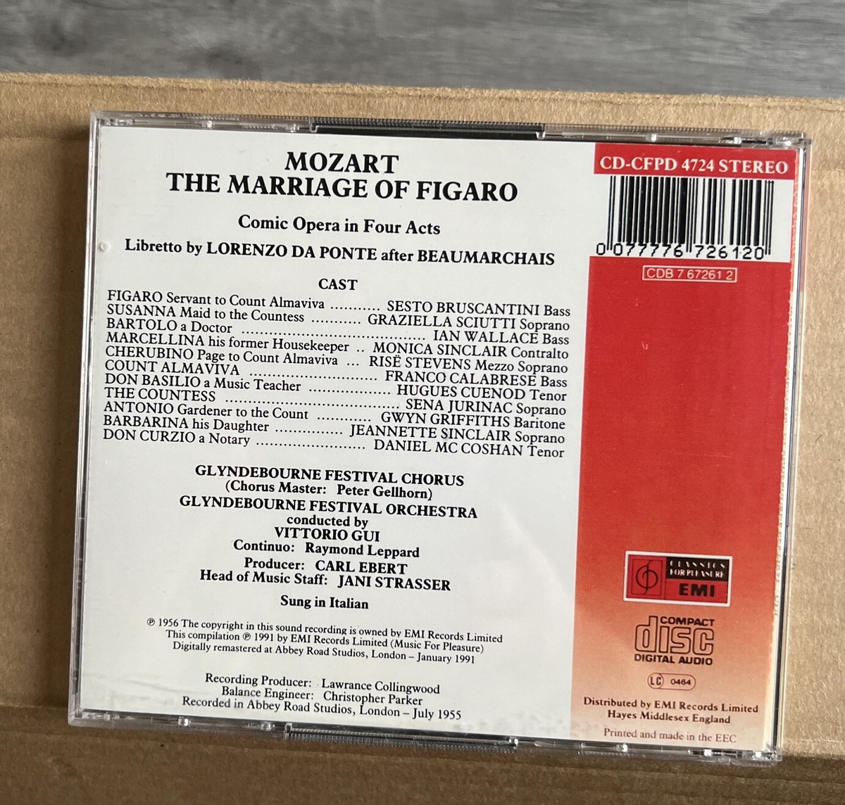 Mozart;Marriage of Figario［CD］ Wolfgang Amadeus Mozart, Hungarian State Opera Orchestra