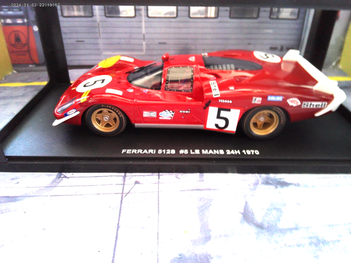 FERRARI 512S 512 S 24h Le Mans 1970 #15 Ickx Schetty W18053001 Resina HQ 1:18 - Foto 2 di 9