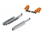 Blum Full Extension Soft Closing Movento Runners 450mm with clips 60kg 766H4500S