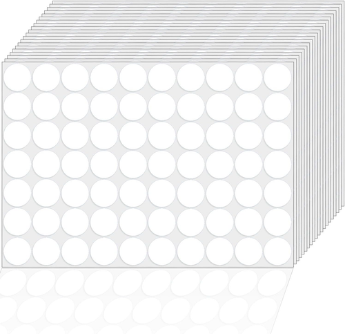 1400 PCS White Dot Stickers round Coding Labels Circle Dots Labels Polka Circle