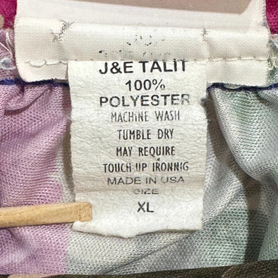 Vestido Muumuu De Colección Años 70 Para Mujer Talla XL Multicolor Camisón Drapeado Floral Caftán Foto 4 de 4