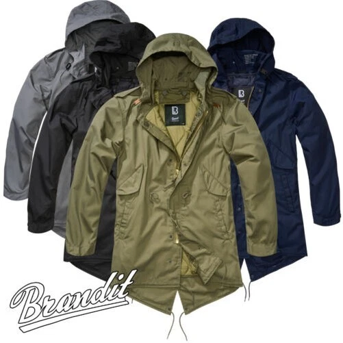 Brandit M51 Parka Tricot C tes Stop Veste Homme Manteau Veste D Hiver S 7XL