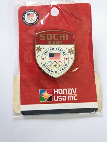 Pin Olímpico de Sochi 2014 - Escudo Rojo - Imagen 1 de 2