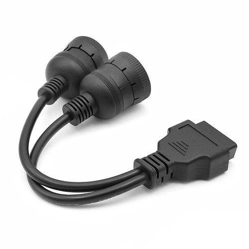 9Pin J1939 Truck Y Cable OBD2 16Pin Female Adapter J1708 6Pin For Cummins CAT - Picture 4 of 5