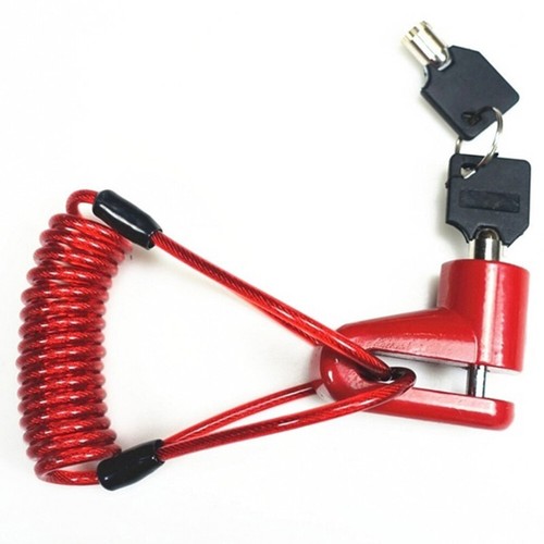 Rustproof Electric Scooter Lock Anti-theft Bicycle Disc Brakes Lock with Wire AU - Picture 3 of 6