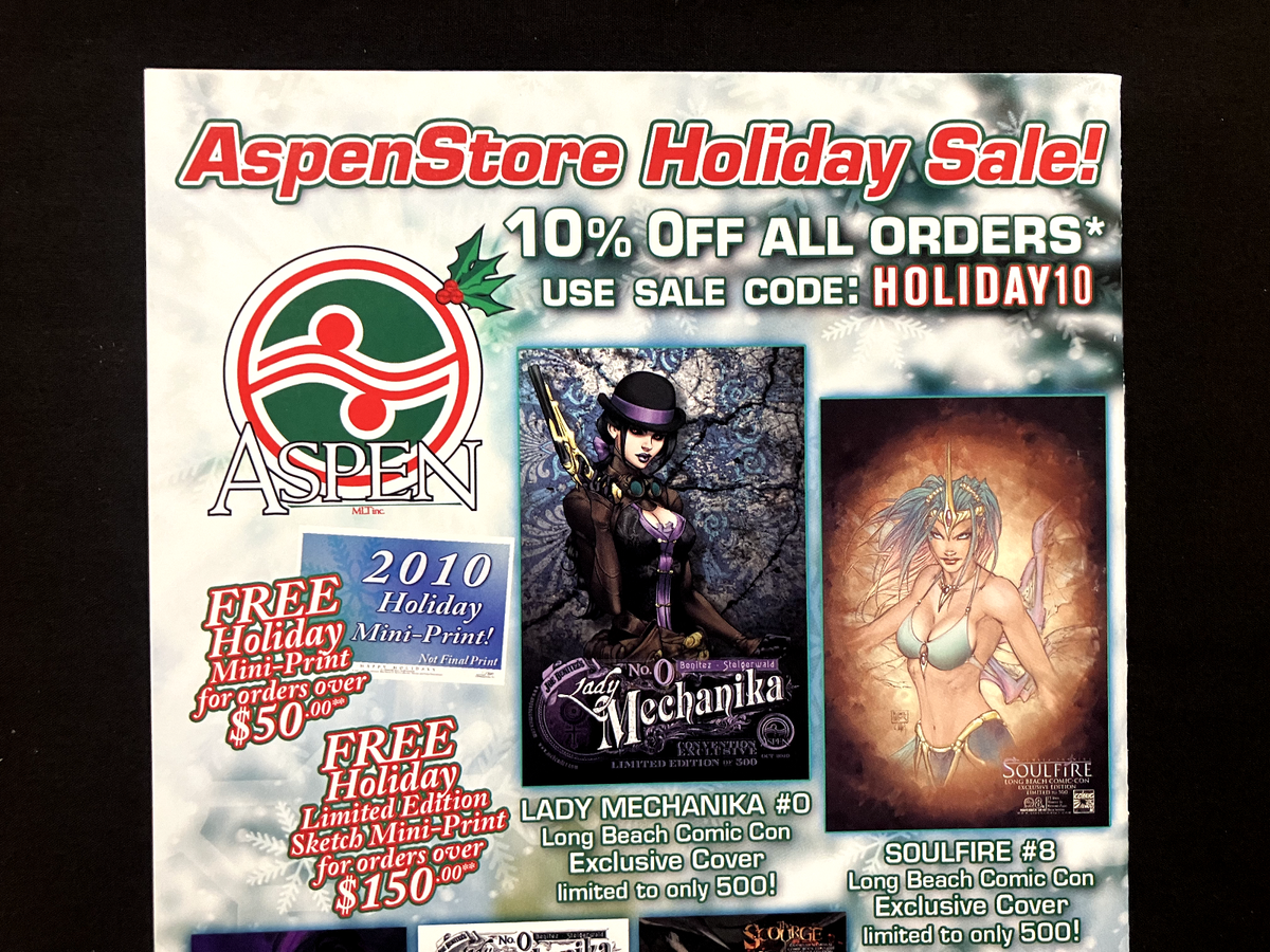 Lady Mechanika #1 J. Scott Campbell Variant Aspen Comics Jan 2011