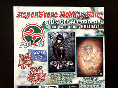 Lady Mechanika #1 J. Scott Campbell Variant Aspen Comics Jan 2011