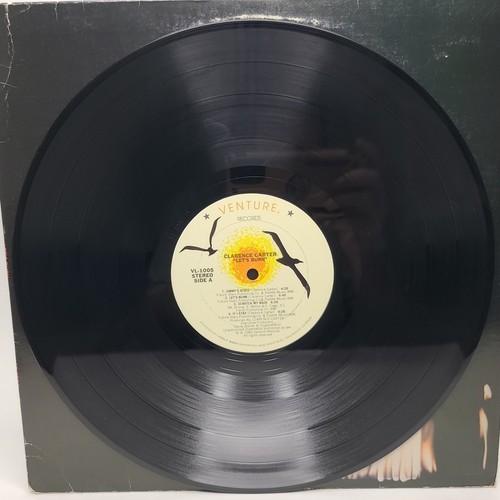Clarence Carter - Let's Burn Vinyl LP 1980 Venture Records VERY GOOD - Picture 3 of 6