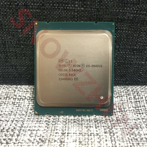 Intel Xeon E5-2643 V2 CPU 6-Core 3.50GHz 25MB SR19X LGA-2011 130W Processor - Picture 1 of 2
